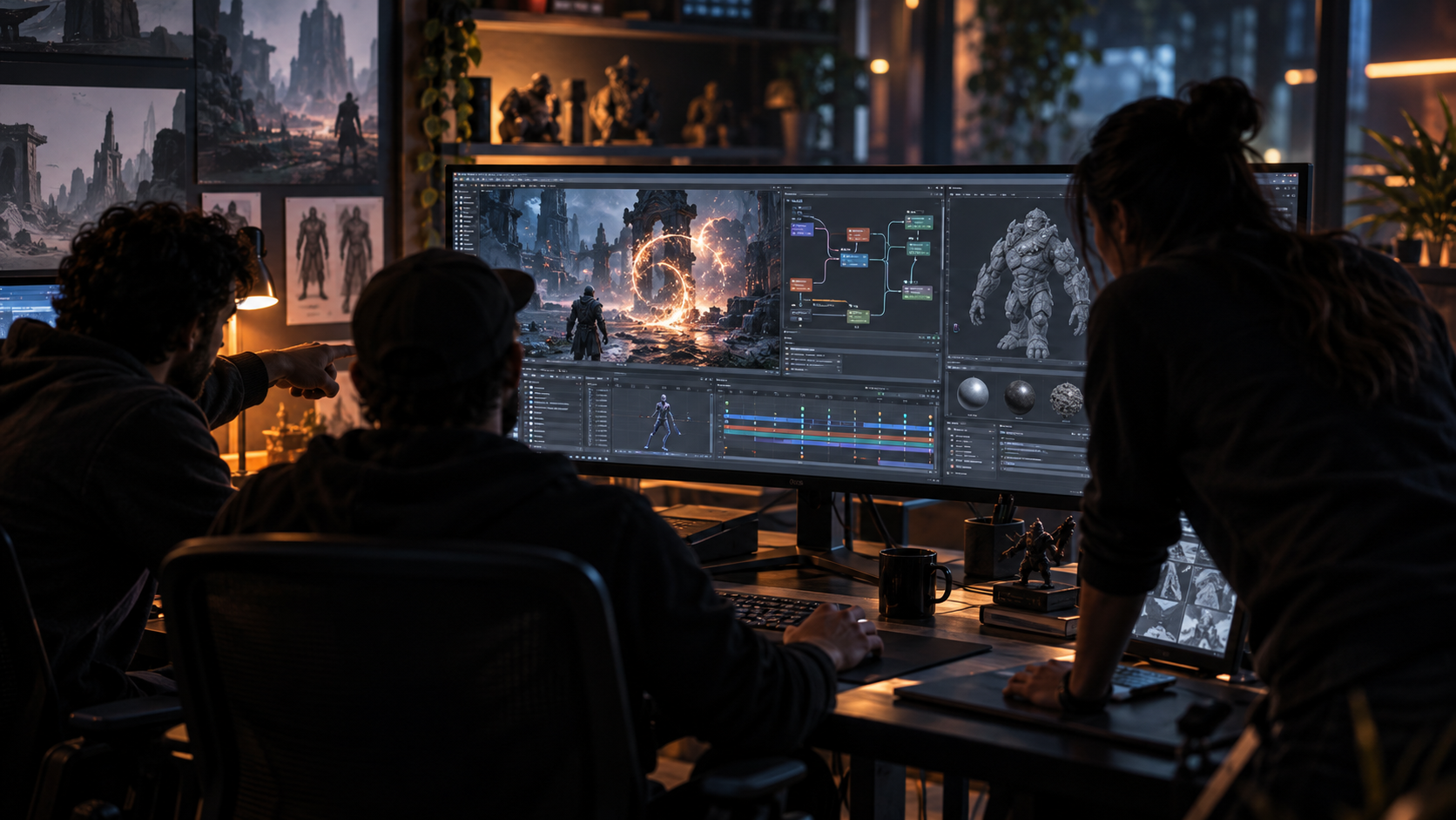 Custom game production collaboration preview